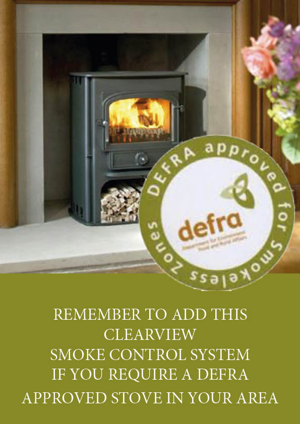 DEFRA APPROVED CLEARVIEW SMOKE CONTROL SYSTEM at Oak and Ash Home