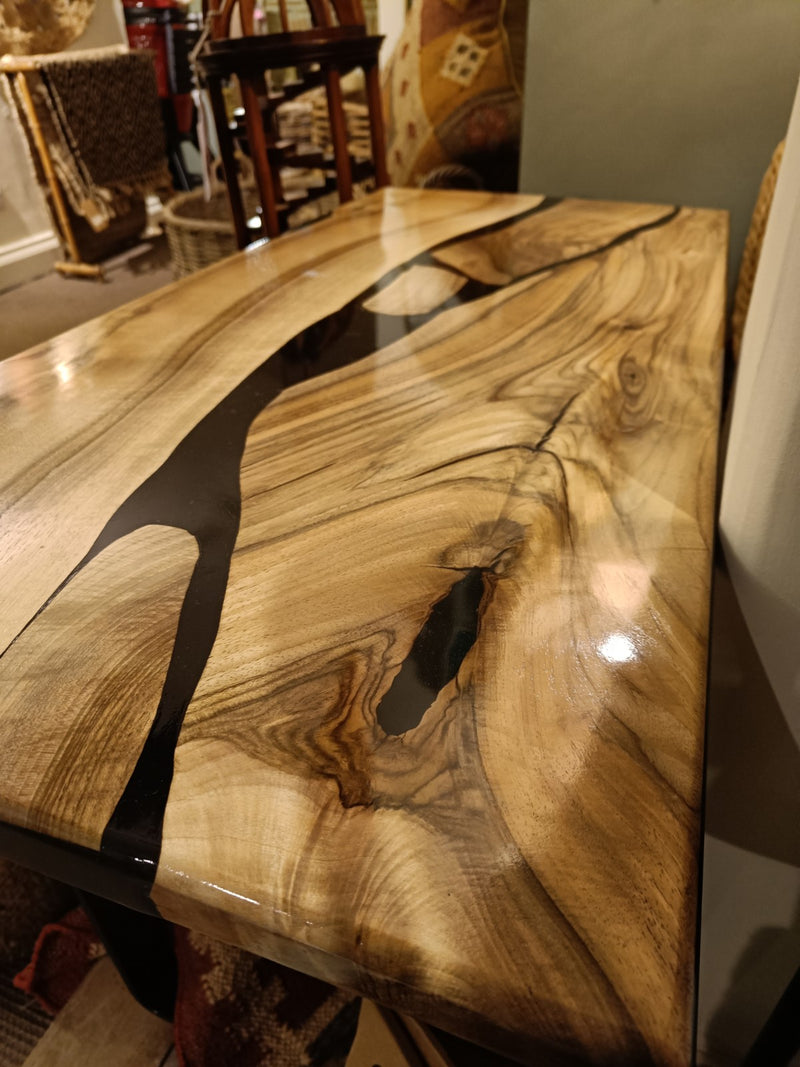 Walnut Coffee Table - Artisan Crafted River table