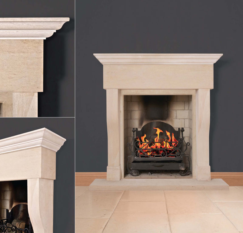 The Bitteswell Limestone Fire Surround at Oak and Ash Home