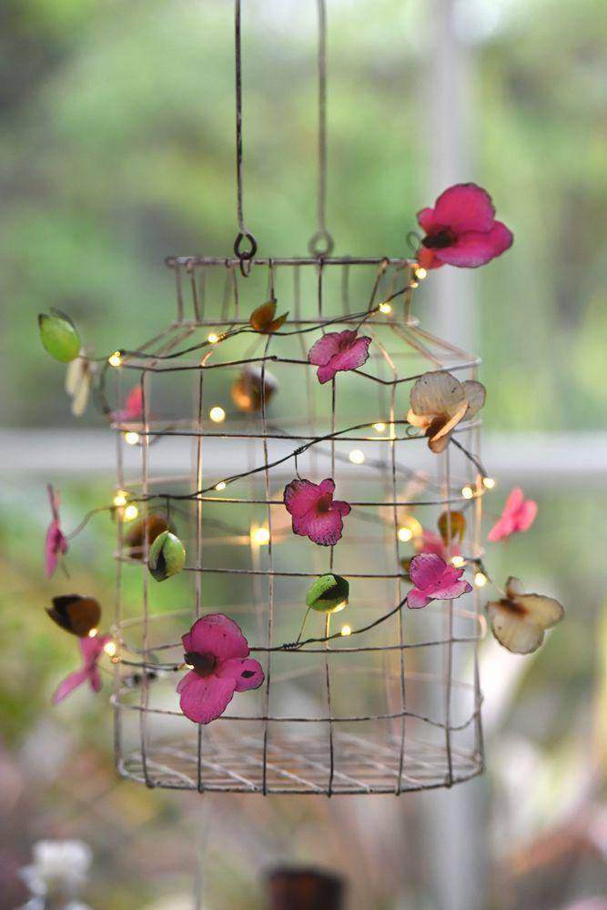 ORCHID LED LIGHT GARLAND at Oak and Ash Home